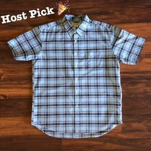 Men’s J. Crew Plaid Short Sleeve Button-Up Shirt